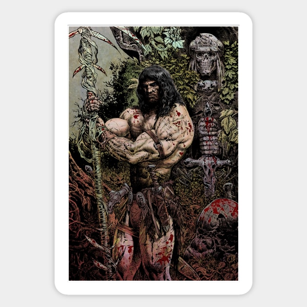 Conan the Barbarian Sticker by sharpy